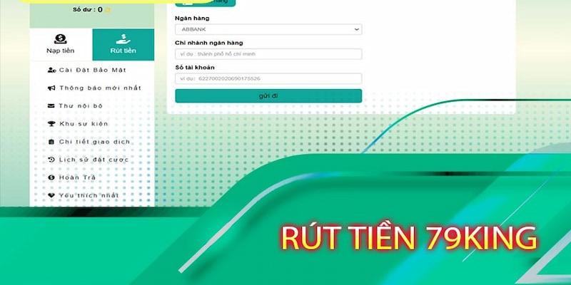 Lý do mục hướng dẫn rút tiền 79KING quan trọng